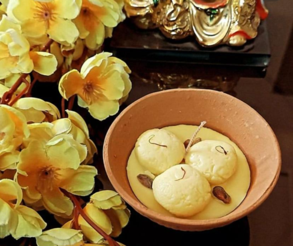 Handmade Rasmalai Candles