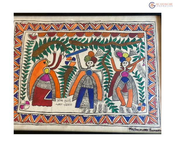 Handmade Madhubani Painting