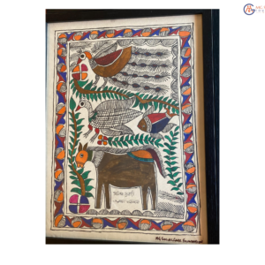 Handmade Madhubani Painting10