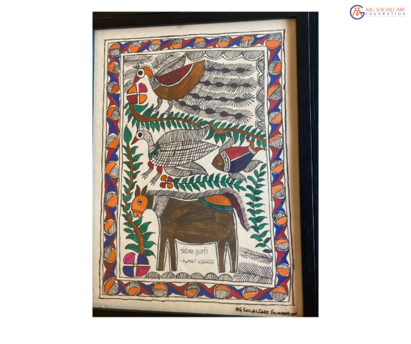 Handmade Madhubani Painting10