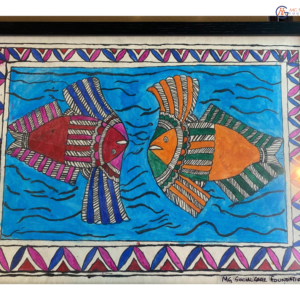 Handmade Madhubani Painting5