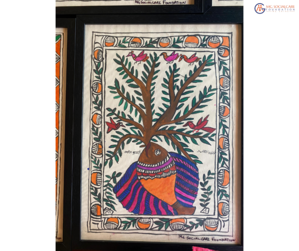 Handmade Madhubani Painting9