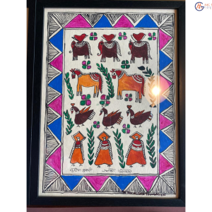 Handmade Madhubani Painting6