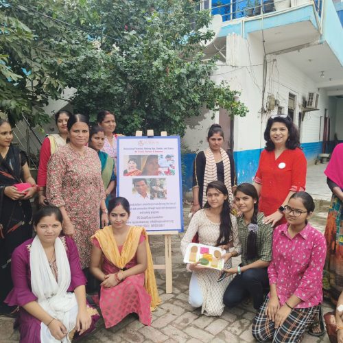 MG SocialCare Foundation’s Soap making Workshop in Sultanpur Village: Empowering Underprivileged Women